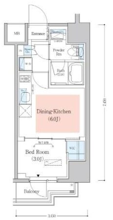 アーバネックス深川木場の物件間取画像